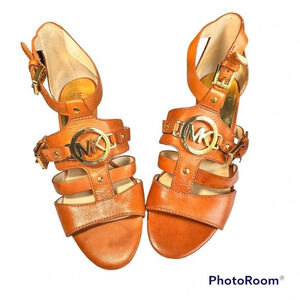 Michael Kors spring/summer heels, leather tan ‎  size 7